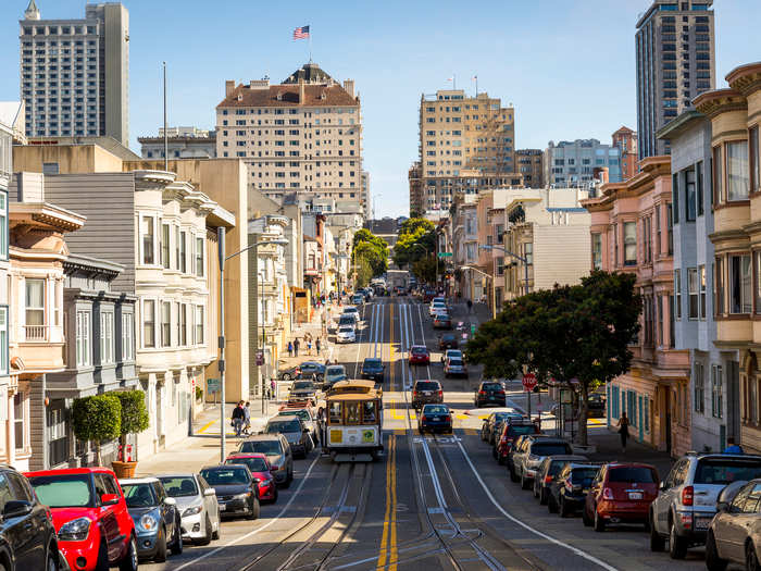 5. San Francisco, California: 44.76% of jobs can most likely be done at home. These jobs account for 58.40% of wages.