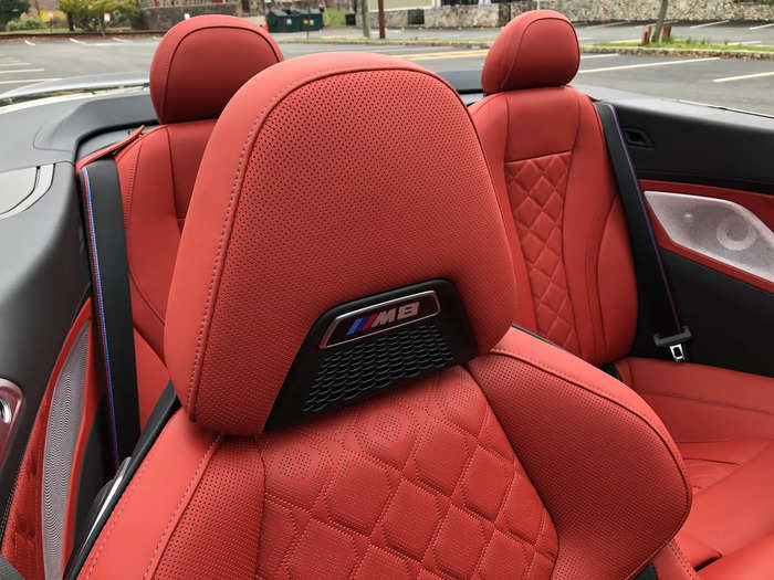 But perhaps the coolest feature was the heated headrests — a good thing for top-down motoring in cooler weather.