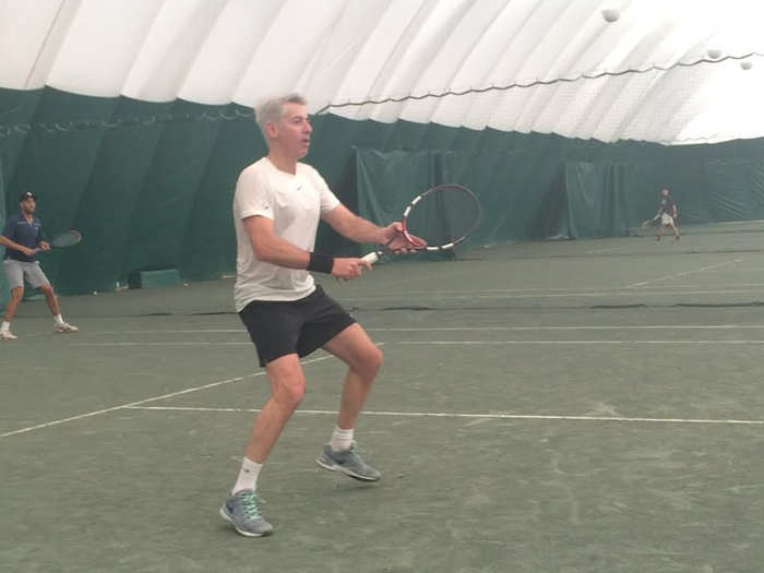 In his free time, Ackman is an avid tennis player.