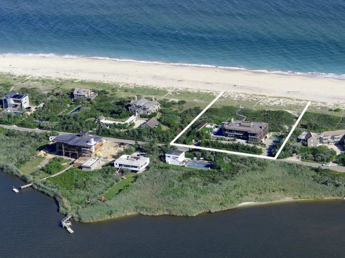 They also own a six-acre estate in the Hamptons.