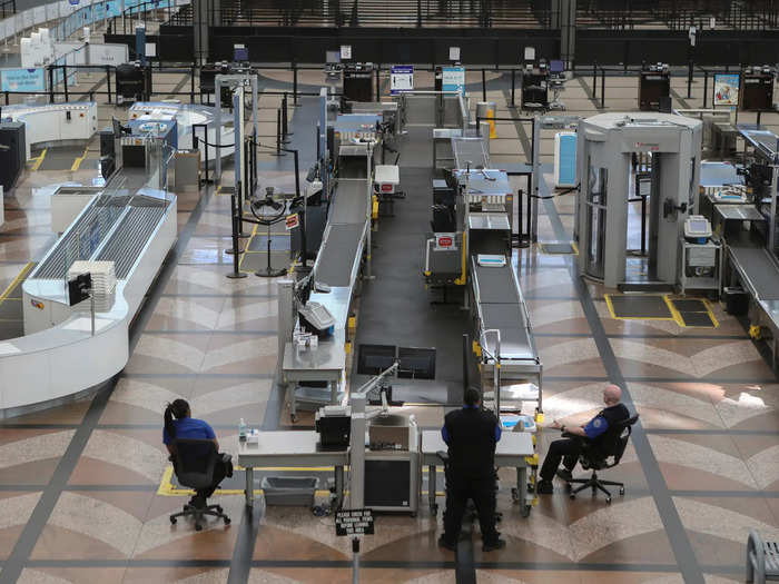 The airport is the Rocky Mountain hub of United Airlines, which has reduced capacity by over 60% in April.