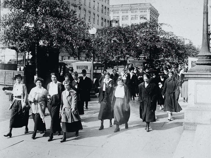 Walks and breaths of fresh air were also encouraged to help stave off infection.