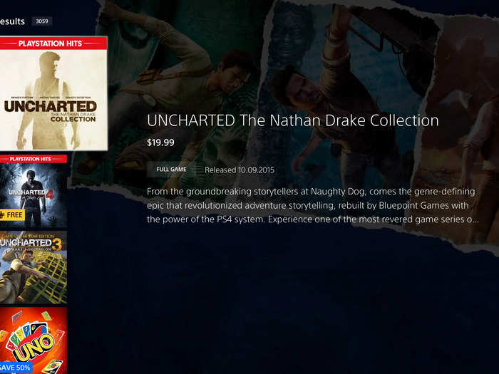 4. Repeat that process with "Uncharted: The Nathan Drake Collection."