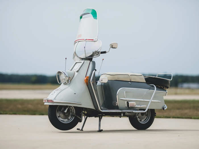 ... a 1963 Heinkel scooter ...