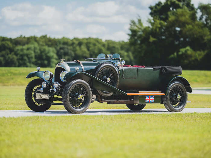 ... a 1924 Bentley, with an upgraded, 4.5-liter engine ...