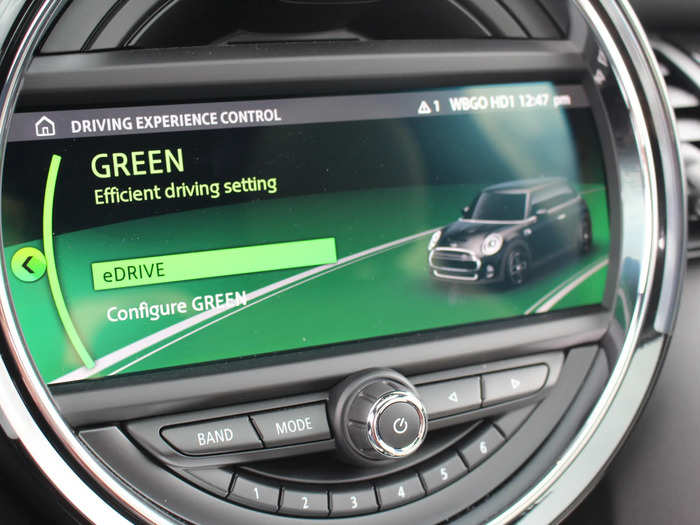 Green+ permits some notable regenerative braking that lets the driver avoid the brake pedal almost altogether — single-pedal driving. Green mode dials that back and frees up a bit more performance.