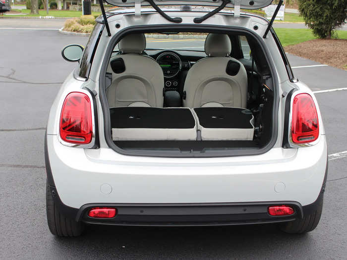 For cargo capacity, you do have to drop the rear seats to have enough space for anything beyond low-key shopping trips.