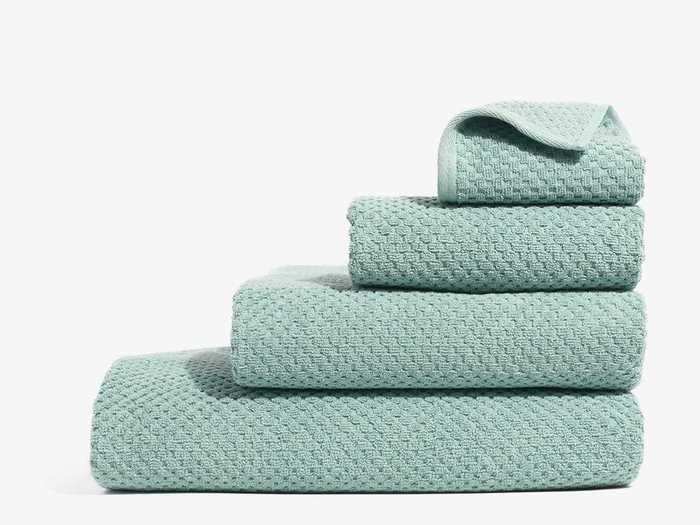 Pact Waffle Bath Towels