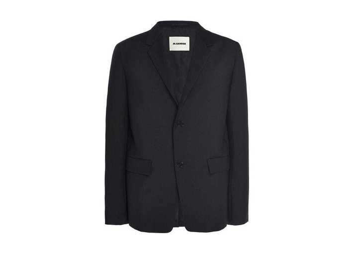 A sleek Jil Sander suit jacket