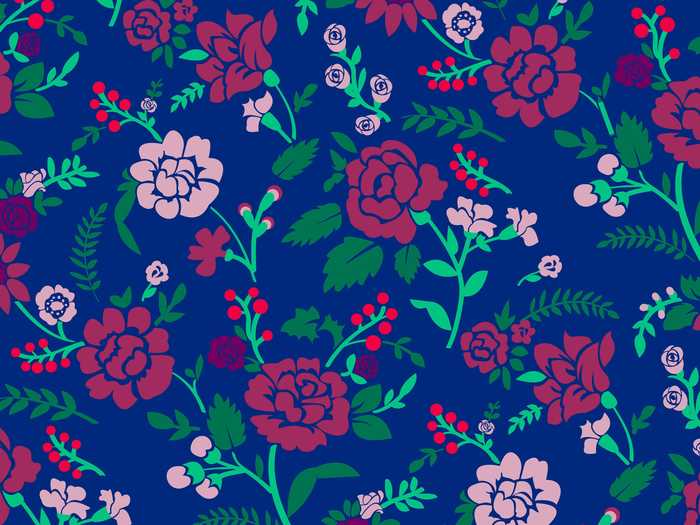 Can you spot the crayon hidden in the floral wallpaper?