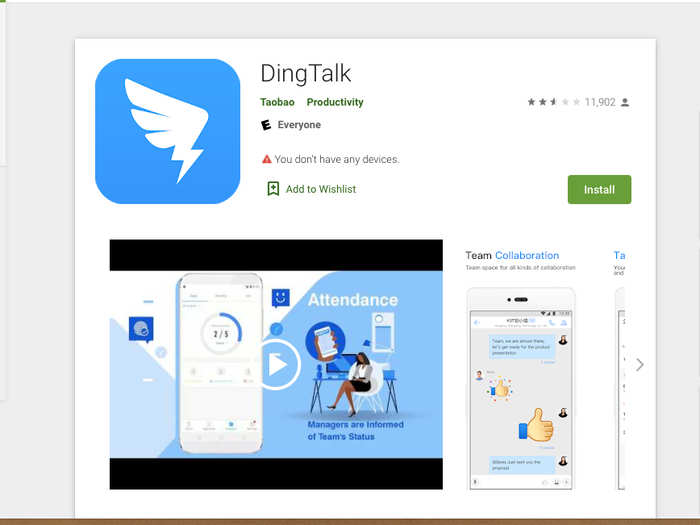 Students in China tried a similar method earlier this year, giving low ratings to the learning app DingTalk used in Chinese schools in an attempt to get it removed.