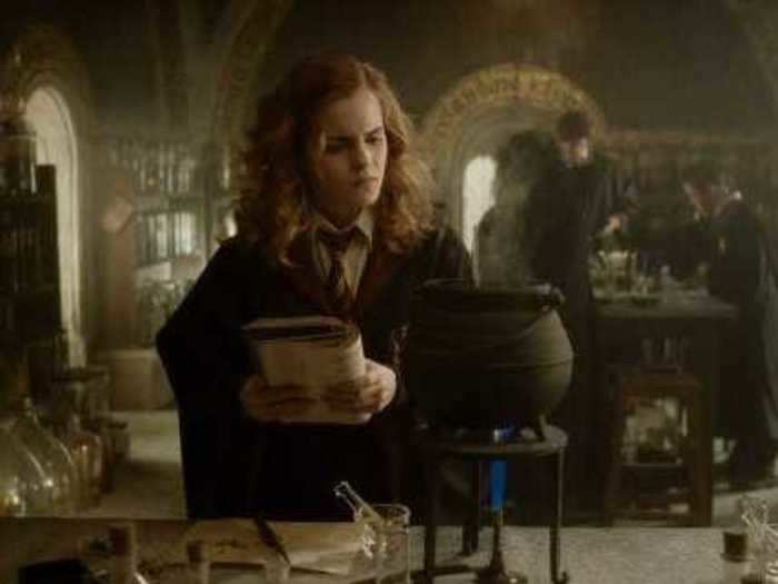 She was Hermione in "Harry Potter and the Half-Blood Prince" (2009).