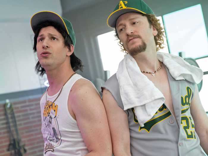 The Lonely Island riffs on the world of sports and celebrity in "The Unauthorized Bash Brothers Experience."