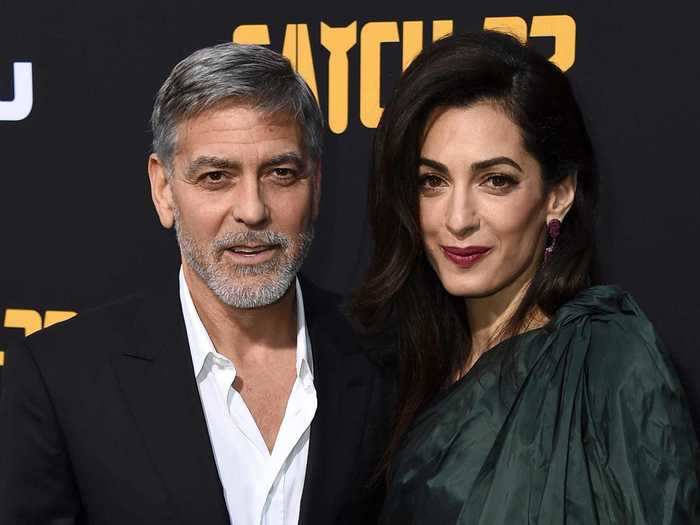 George and Amal Clooney reportedly donated more than $1 million.