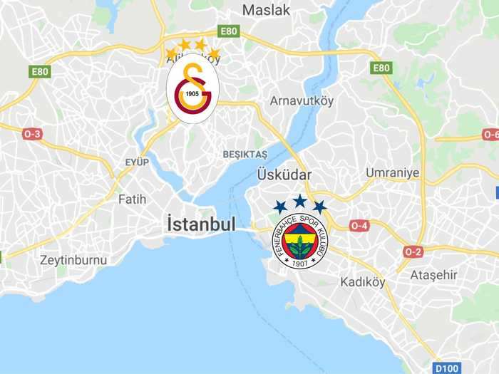 Galatasaray is Europe, Fenerbahce is Asia