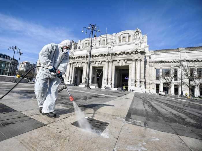 According to Italia Rail, more than 320,000 people typically pass through the beautiful, museum-like Centrale station in Milan, Italy, every day. It