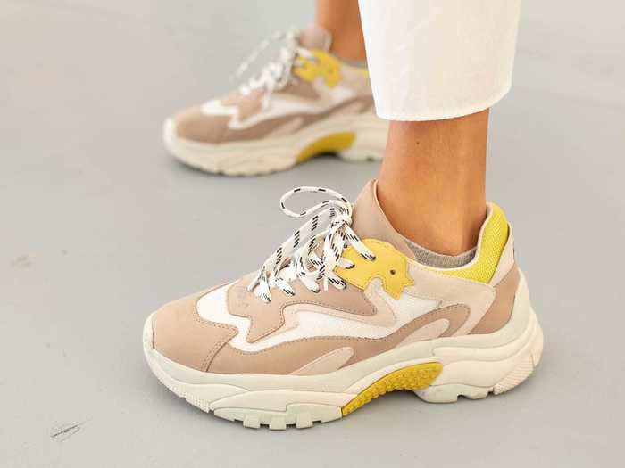 Chunky sneakers can be incredibly comfortable.