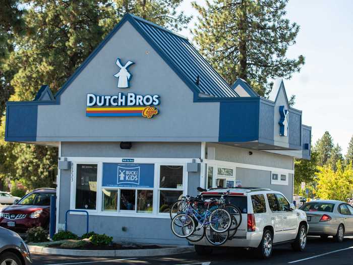 Dutch Bros is a drive-thru coffee chain that was once run out of a barn.