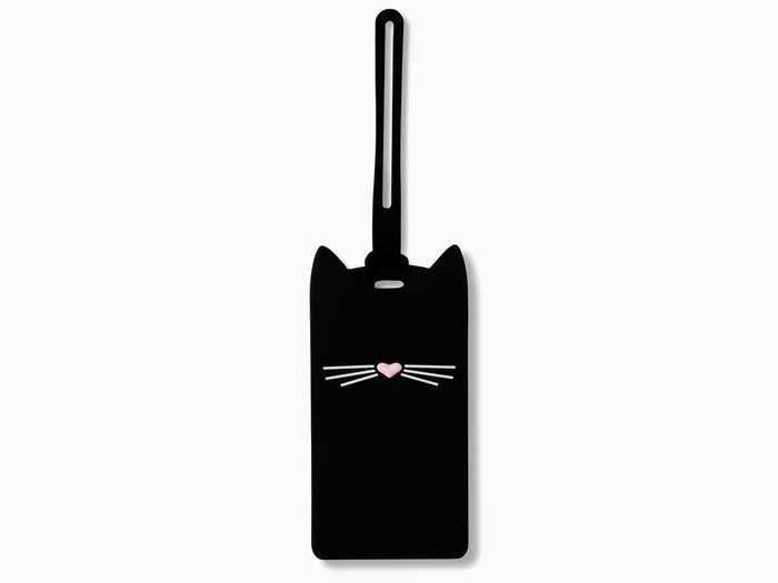 A cute and cuddly luggage tag