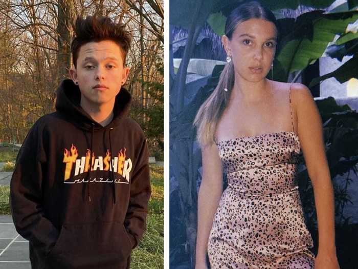 Former Musical.ly star Jacob Sartorius once had an on-again, off-again relationship with "Stranger Things" star Millie Bobby Brown.