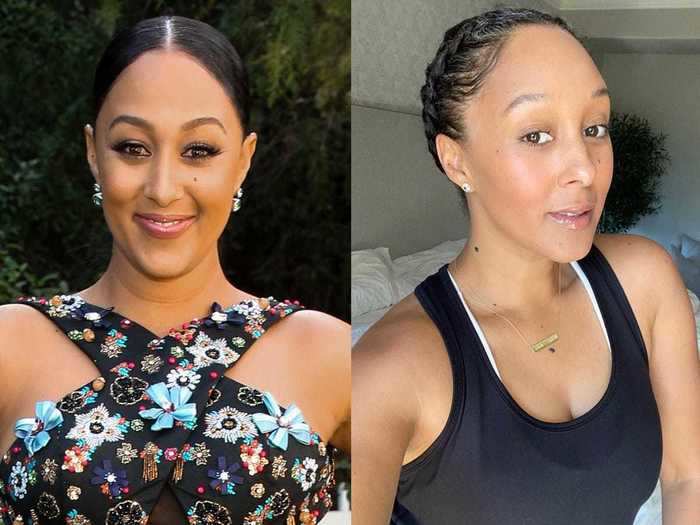 Tamera Mowry-Housley embraced her gray hairs in March.