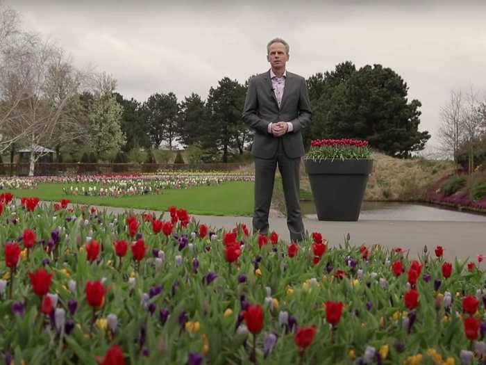 My virtual tour of Keukenhof began with an introduction from the park