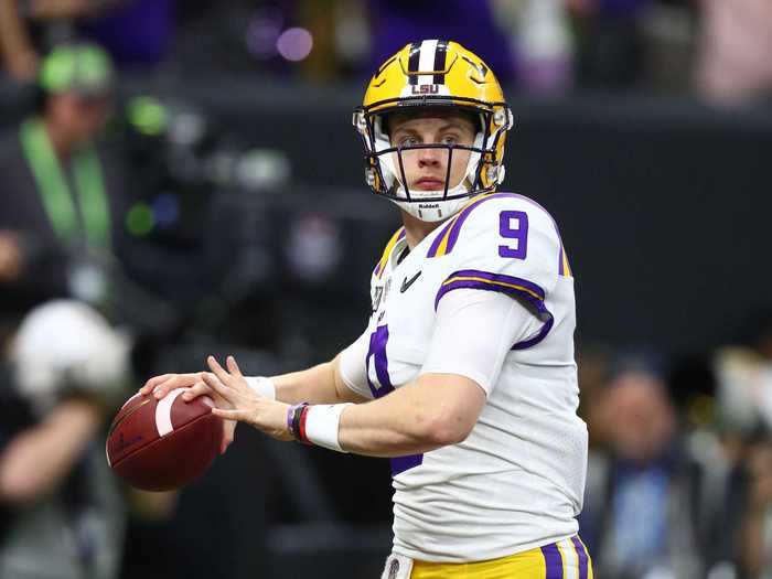 1. Cincinnati Bengals — Joe Burrow, QB (LSU)