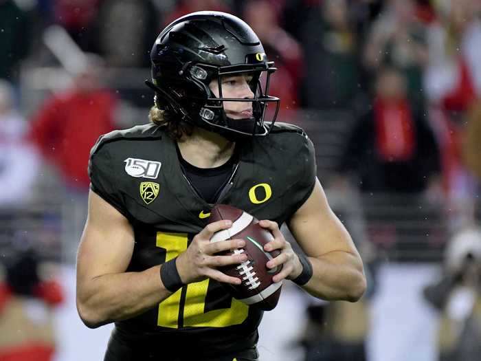 6. Los Angeles Chargers — Justin Herbert, QB (Oregon)