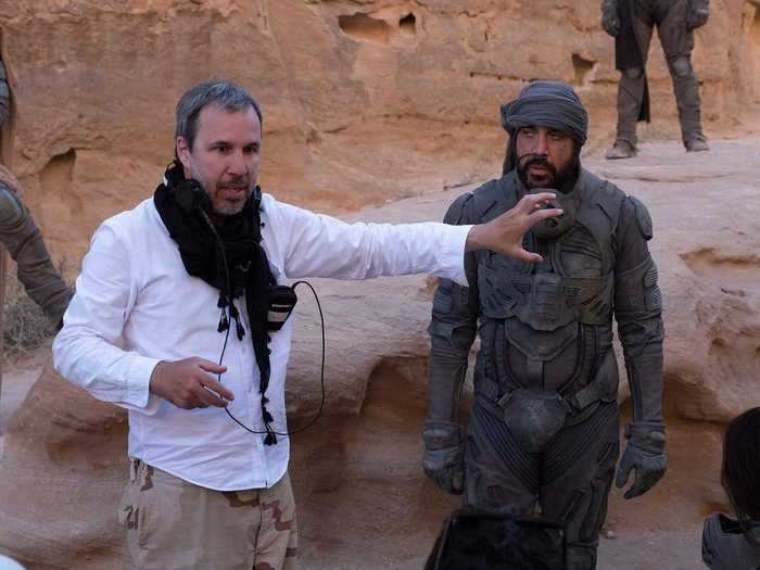 Javier Bardem, pictured here with director Denis Villeneuve, will play Fremen leader Stilgar.