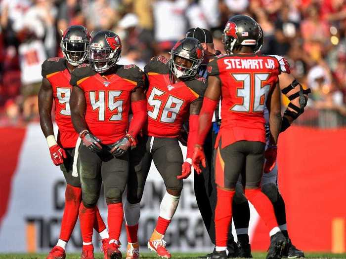 The most notable change is that the Bucs are ditching the "alarm clock" numbers.