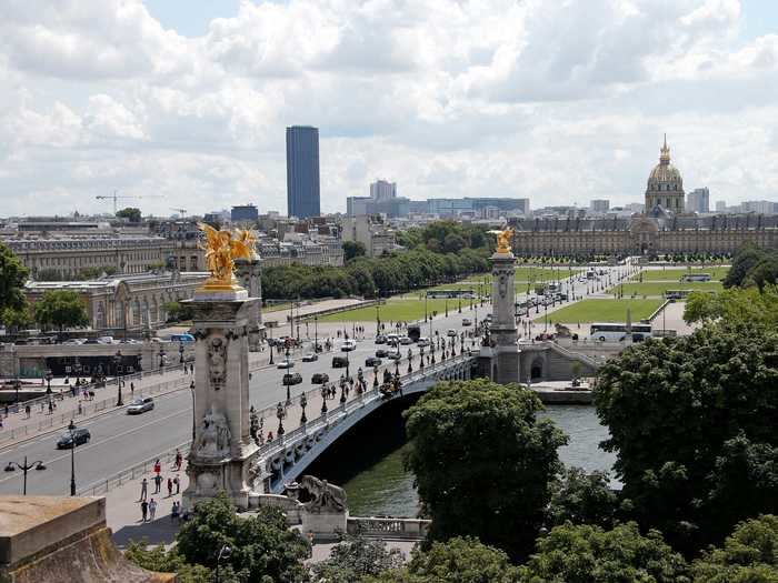 The Pont Alexandre III in Paris is one of the world