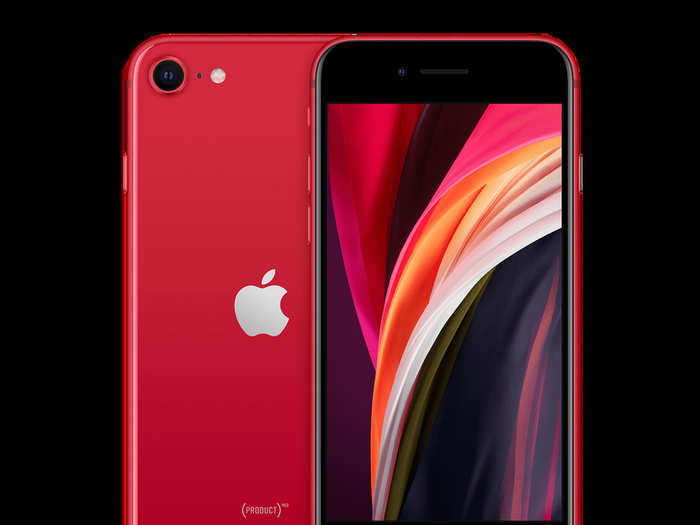 Red is the boldest color offered by Apple, and it stands out among the other neutral choices. Apple says on its website that purchases of the red iPhone SE will contribute directly to the company