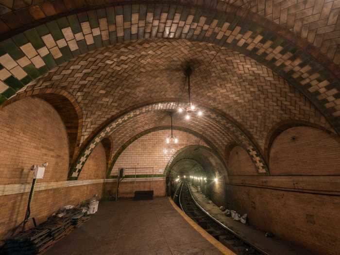 The abandoned City Hall subway station is only accessible via a special tour.