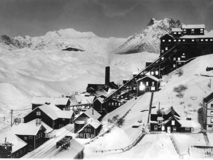 Nearly $200 million worth of copper was processed at Kennecott Mines in Alaska between 1911 and 1938.