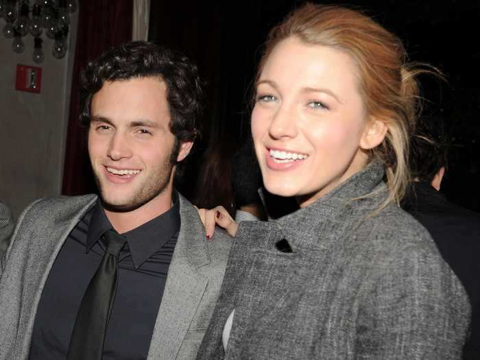 He once dated his co-star, Blake Lively.