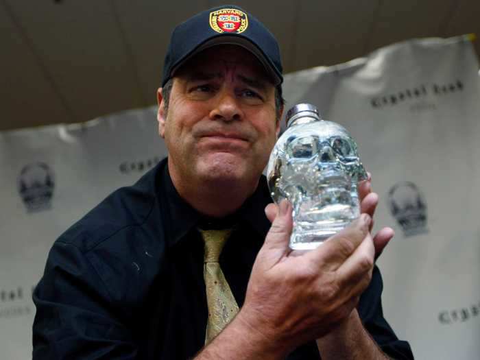 Actor Dan Aykroyd is the cofounder and co-owner of Crystal Head Vodka.