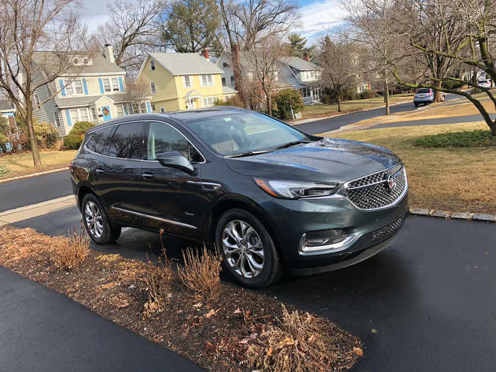 The Buick Enclave Avenir is the upscale version of the SUV that saved the brand in the US. Our tester stickered at about $59,000. It was very nicely equipped, with the Avenir goodies and all-wheel-drive. The base Enclave can be had for around $40,000.