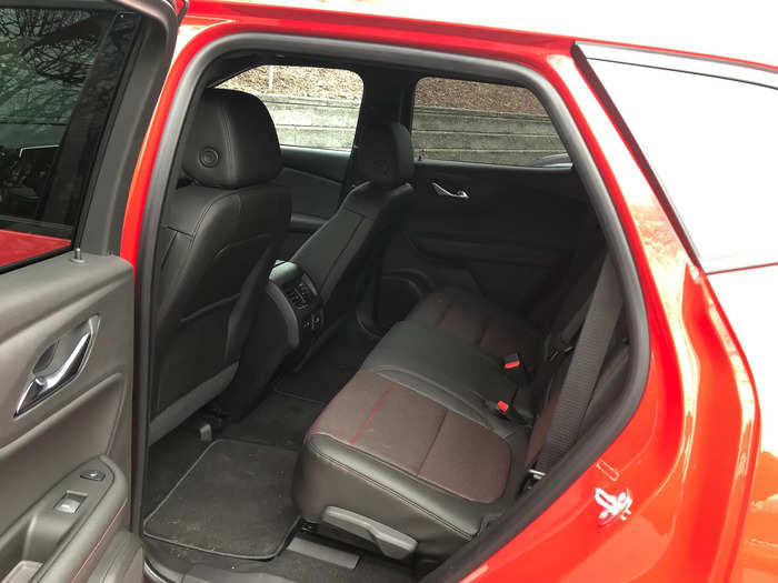 The rear seats are a bench design, but they also provide ample room for adults.