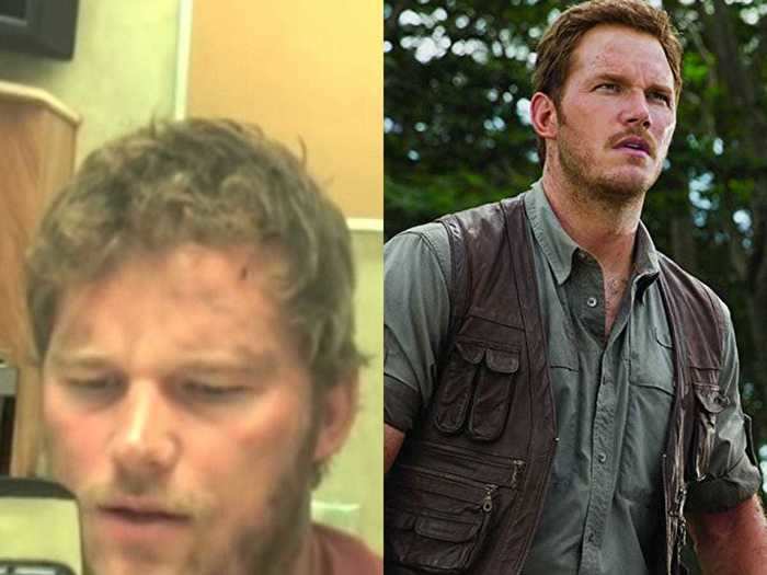 Chris Pratt predicted his future starring role in the "Jurassic World" franchise during a "Parks and Recreation" behind-the-scenes video.