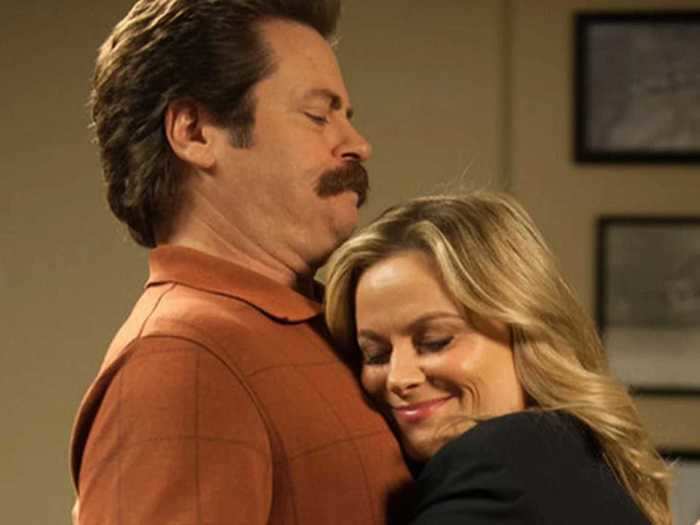 Amy Poehler said she and Nick Offerman shot a makeout scene for the gag reel of every season.