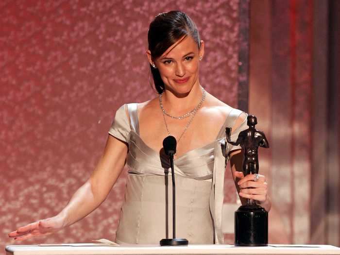 In February 2005, she won a SAG Award for outstanding performance by a female actor in a drama series for her role on "Alias."