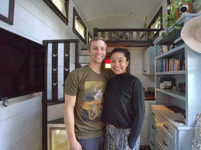 Sam Cosner and Tim Davidson, who live in a tiny house in Florida, are struggling with storage and working from home in a small space.