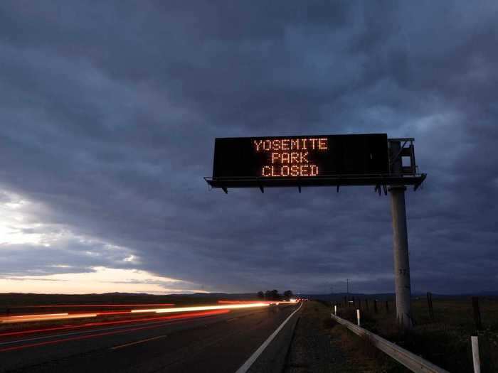 Wild animals have been taking advantage of the quiet streets during the pandemic, as millions of people are placed on lockdown and multiple national parks are shut.