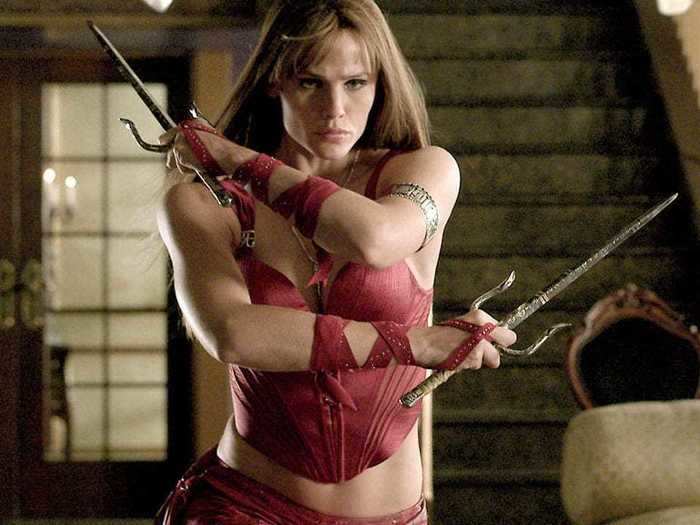 The star plays a master fighter in "Elektra" (2005).