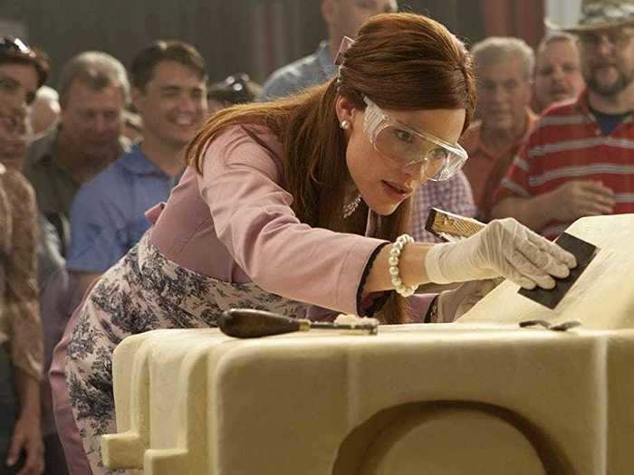 The star shows off her butter-sculpting skills in "Butter" (2012).