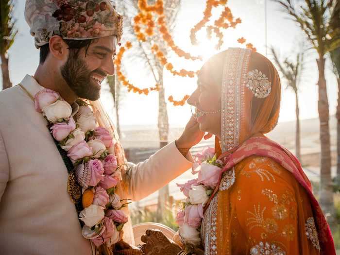 They also asked their guests not to take photos, particularly during the ceremony.