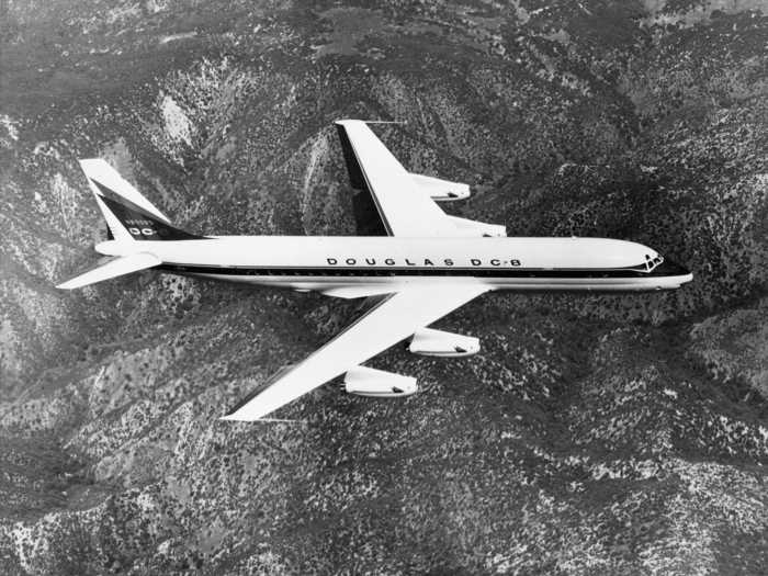 An all-American aircraft, the DC-8 was built by Douglas Aircraft in Long Beach, California at the very beginning of the jet age in the 1950s.