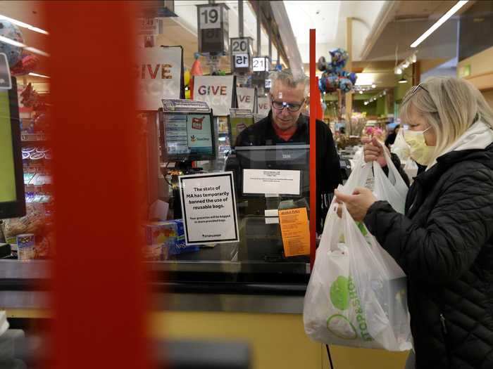 Cashiers: 3.3 million jobs are vulnerable to short-term effects from the coronavirus.