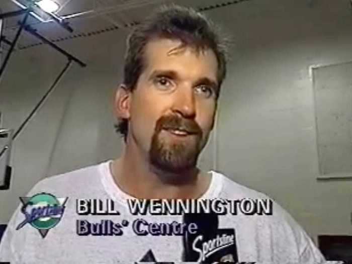 Bill Wennington was the Bulls backup center. Although he played sparingly, he was a fan-favorite. Local McDonald