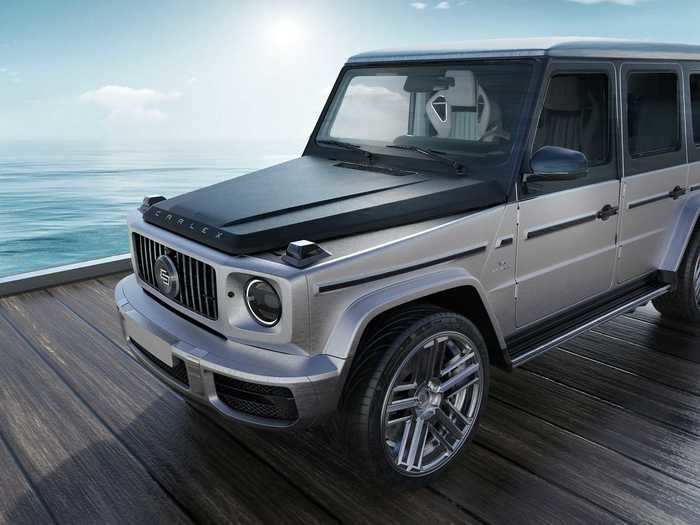 Customization company Carlex Design — which tricks out plane, car, and boat interiors — built a Mercedes G-Wagen specifically for yachting enthusiasts.